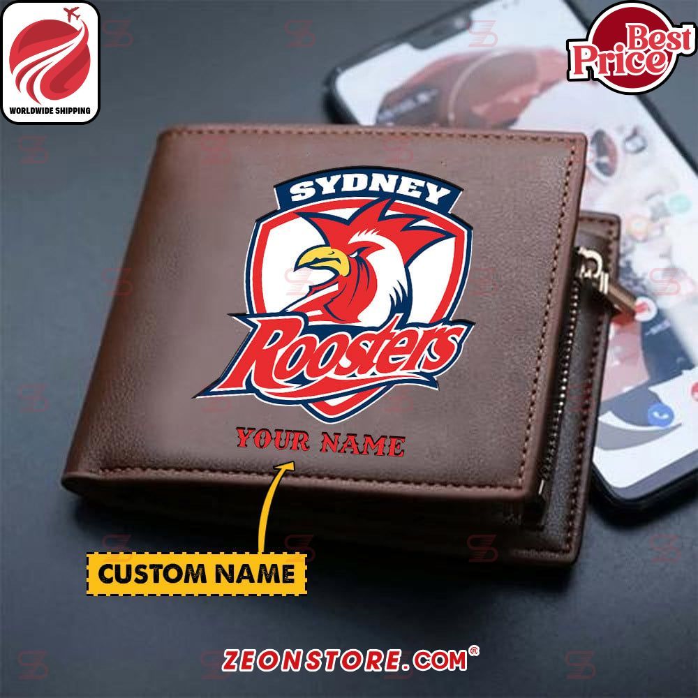 NRL Sydney Roosters Custom Leather Wallet