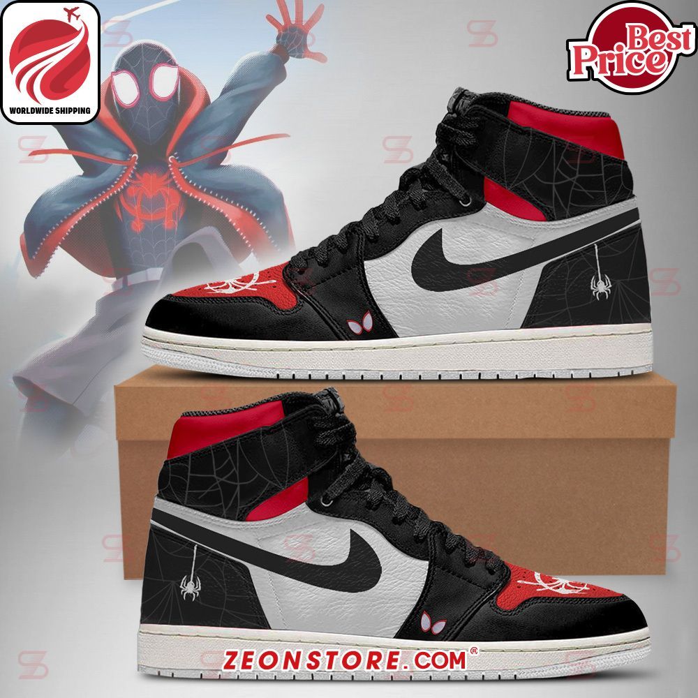 Spider-Man Across the Spider-Verse Miles Morales Air Jordan High Top Shoes